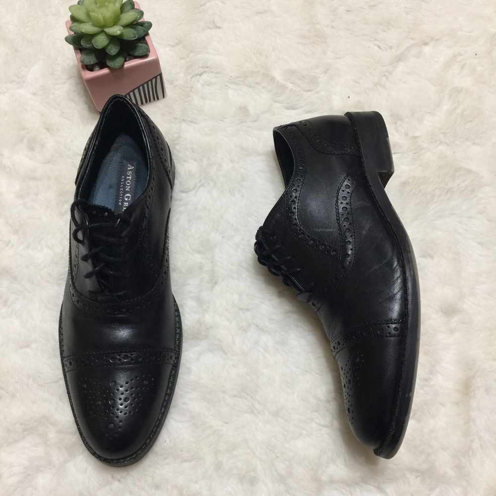Aston Grey Collection KOBE Men's Leather Oxford